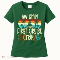Aw Ship Its My First Cruise Trip 2026 Women's T-Shirt thumb 0