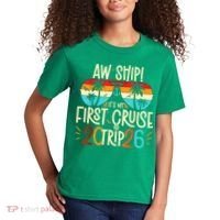 Aw Ship Its My First Cruise Trip 2026 Kids T-Shirt thumb 2
