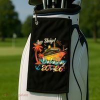 Aw Ship Its A Bahamas Trip 2026 Golf Towel thumb 2