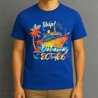 Aw Ship Its A Bahamas Trip 2026 T-Shirt thumb 3