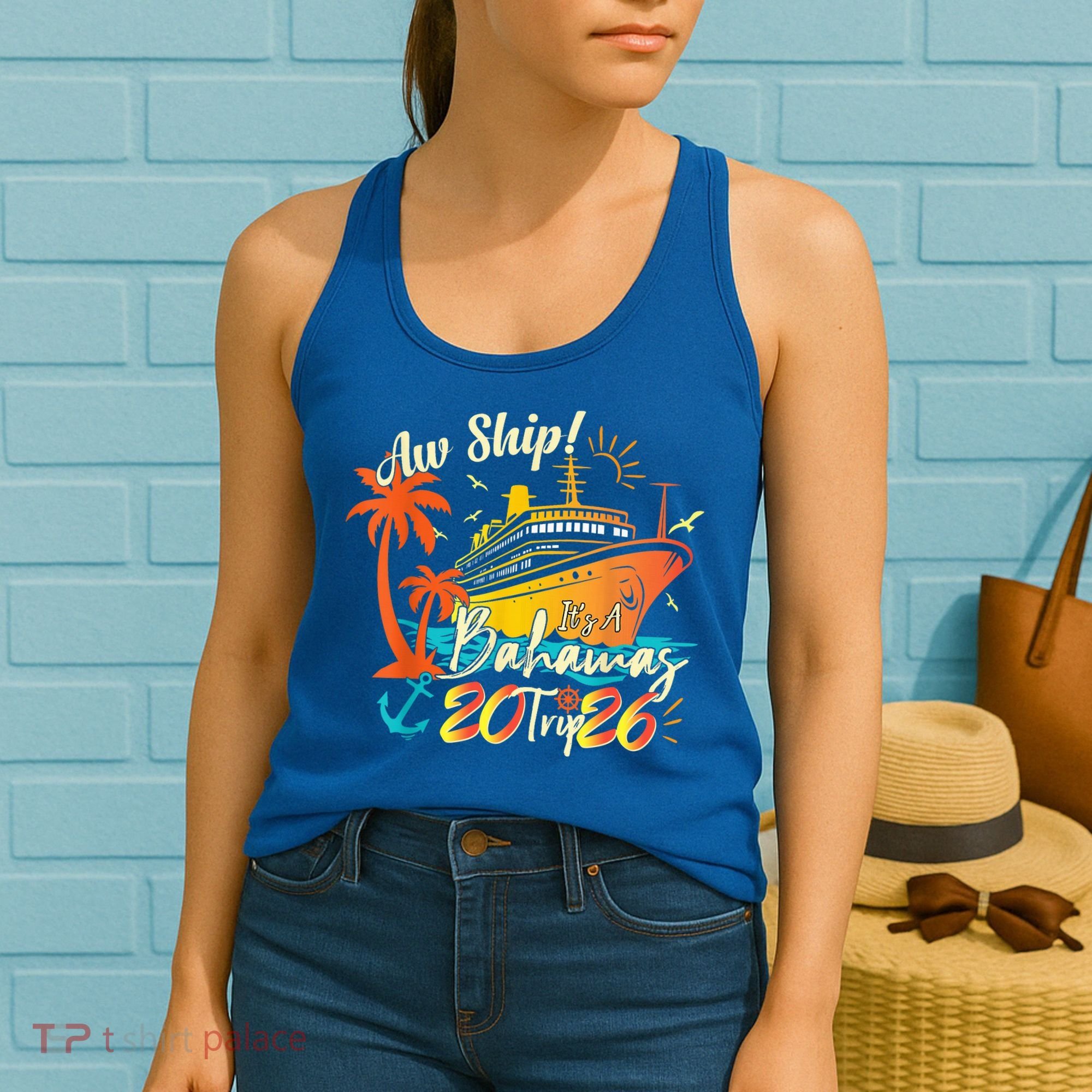 Aw Ship Its A Bahamas Trip 2026 Women's Tank Top