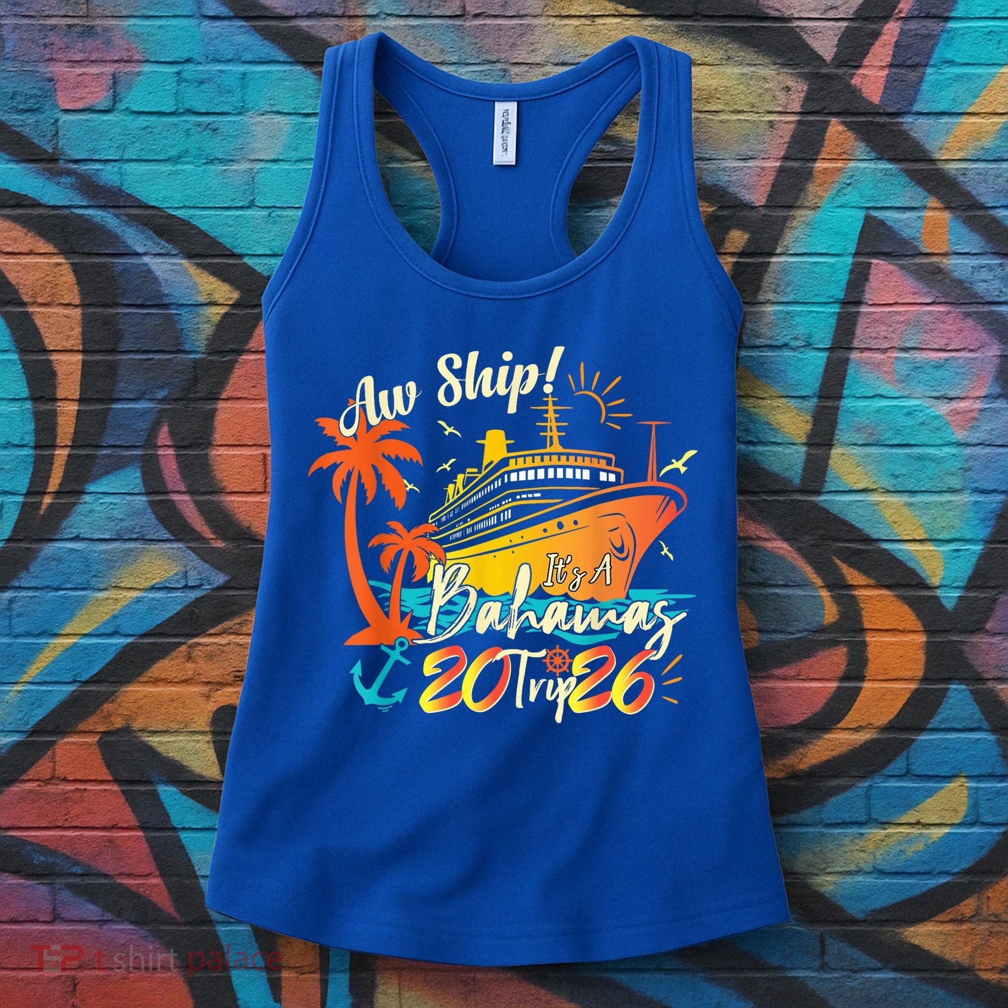 Aw Ship Its A Bahamas Trip 2026 Women's Tank Top