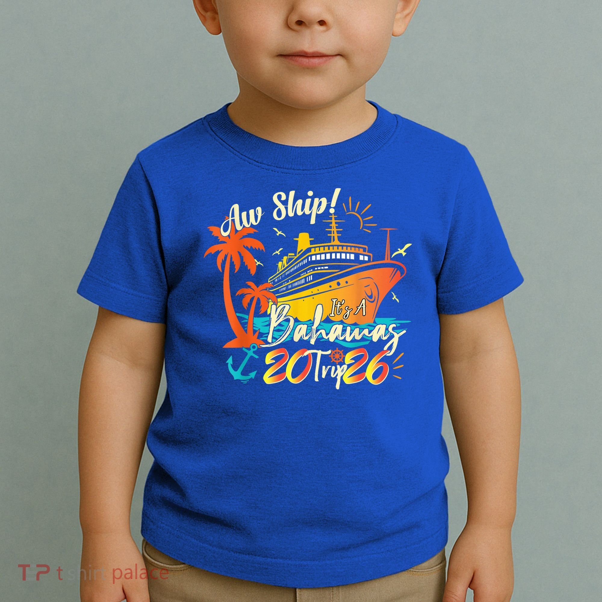 Aw Ship Its A Bahamas Trip 2026 Toddler T-Shirt