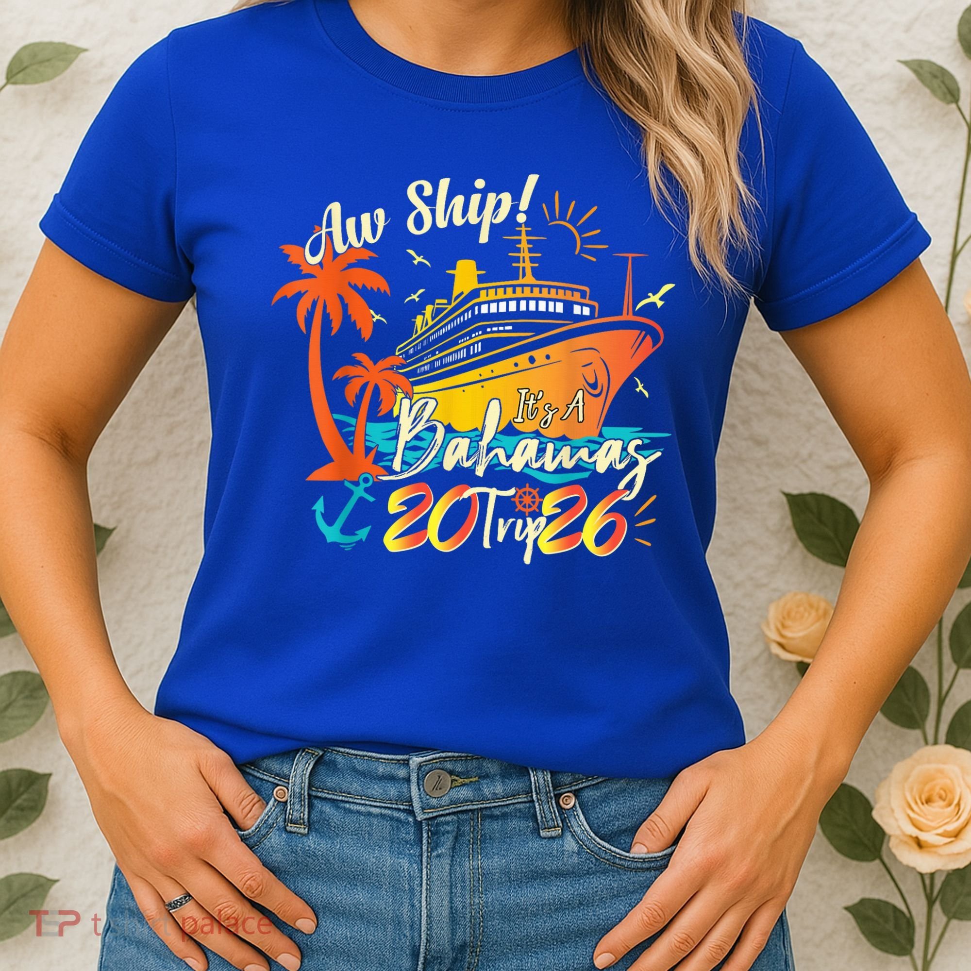 Aw Ship Its A Bahamas Trip 2026 Women's T-Shirt