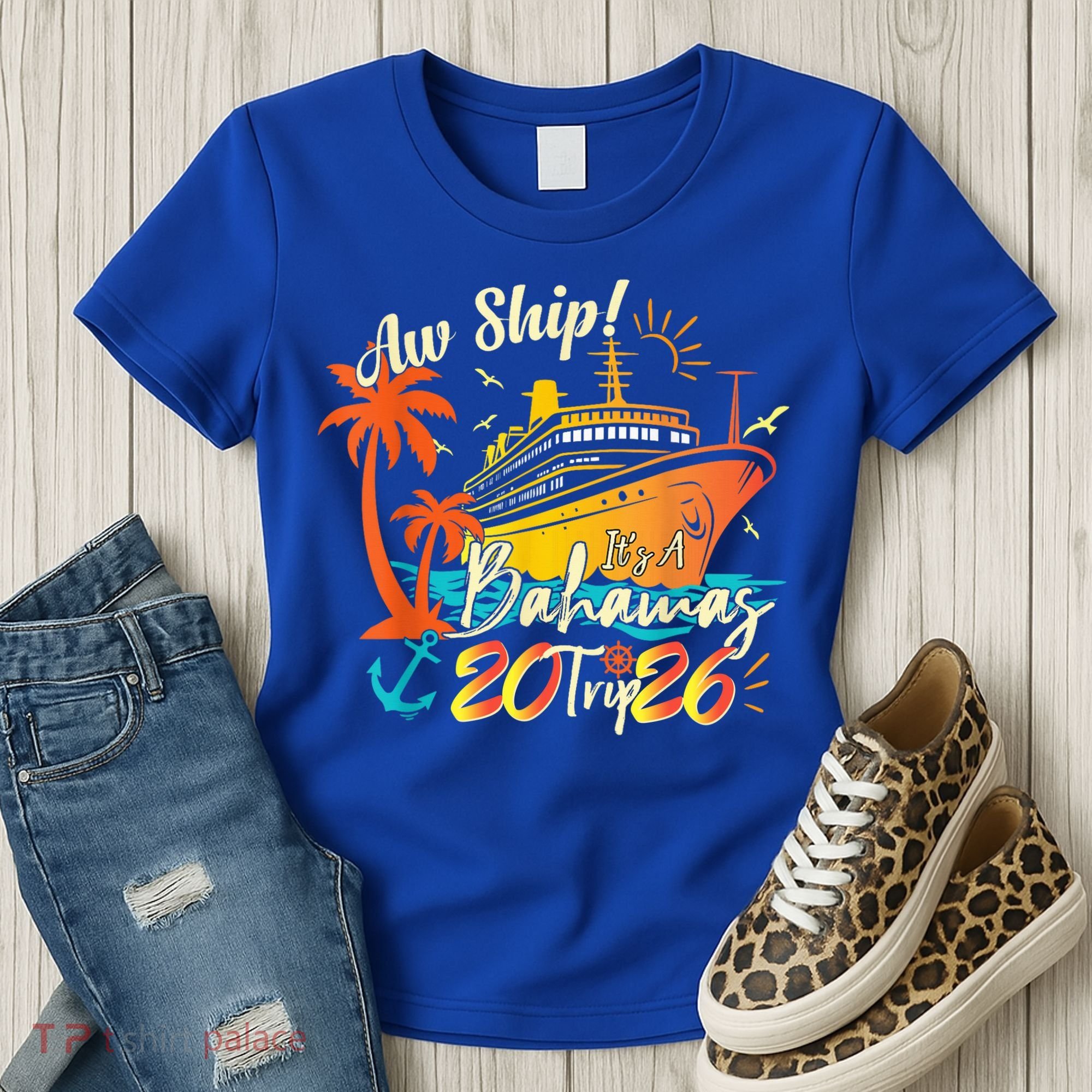 Aw Ship Its A Bahamas Trip 2026 Women's T-Shirt