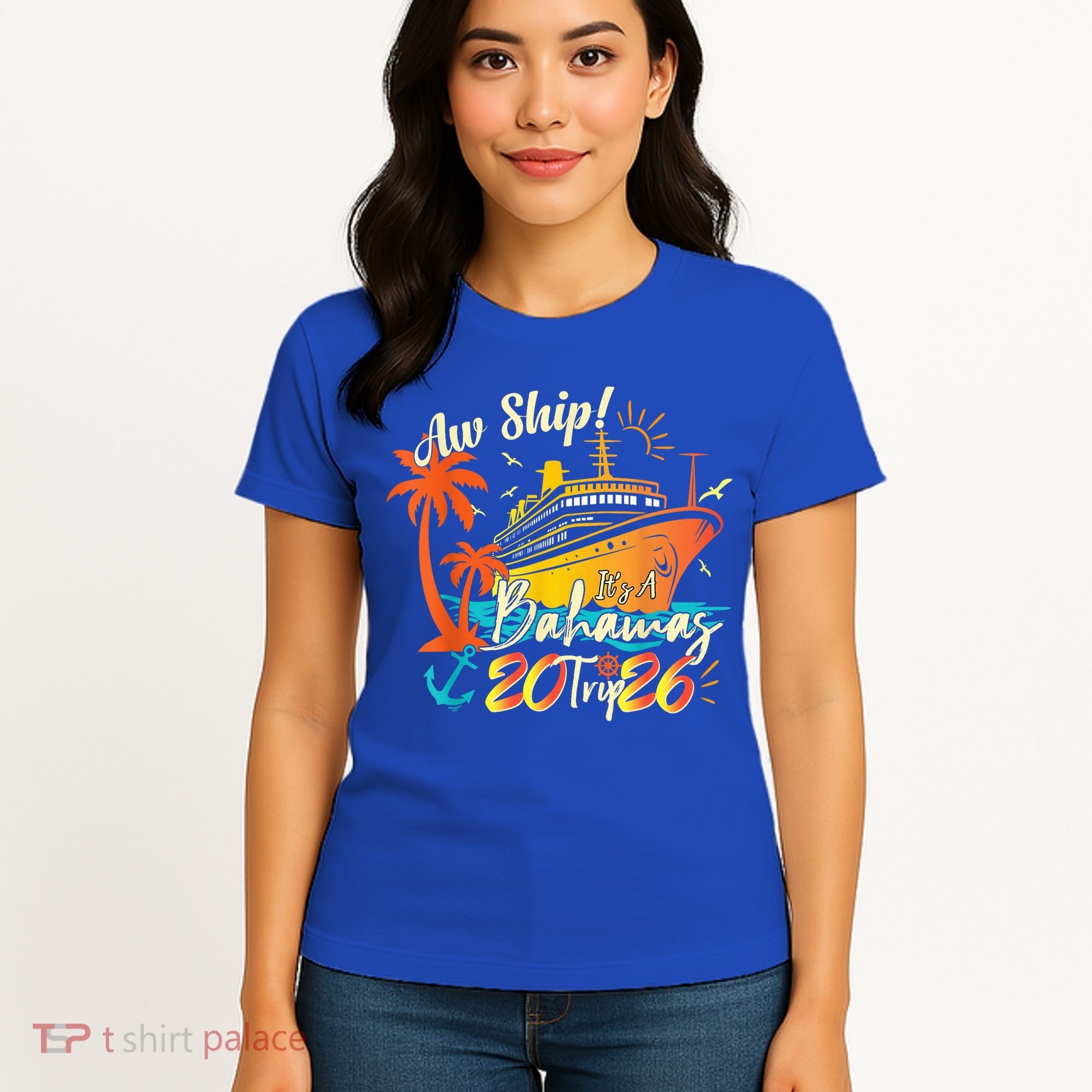 Aw Ship Its A Bahamas Trip 2026 Women's T-Shirt