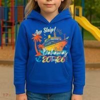 Aw Ship Its A Bahamas Trip 2026 Kids Hoodie thumb 3