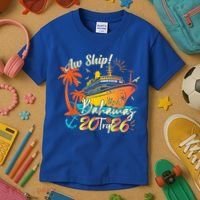 Aw Ship Its A Bahamas Trip 2026 Kids T-Shirt thumb 3