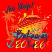 Aw Ship Its A Bahamas Trip 2026 Santa Hat thumb 1