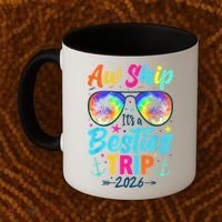 Aw Ship Its A Besties Trip 2026 Coffee Mug thumb 2