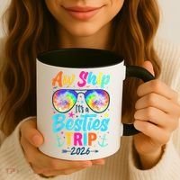 Aw Ship Its A Besties Trip 2026 Coffee Mug thumb 3