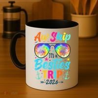 Aw Ship Its A Besties Trip 2026 Coffee Mug thumb 4