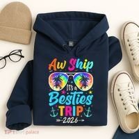 Aw Ship Its A Besties Trip 2026 Hoodie thumb 4