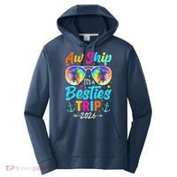 Aw Ship Its A Besties Trip 2026 Performance Fleece Hoodie thumb 0
