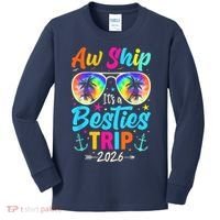 Aw Ship Its A Besties Trip 2026 Kids Long Sleeve Shirt thumb 0