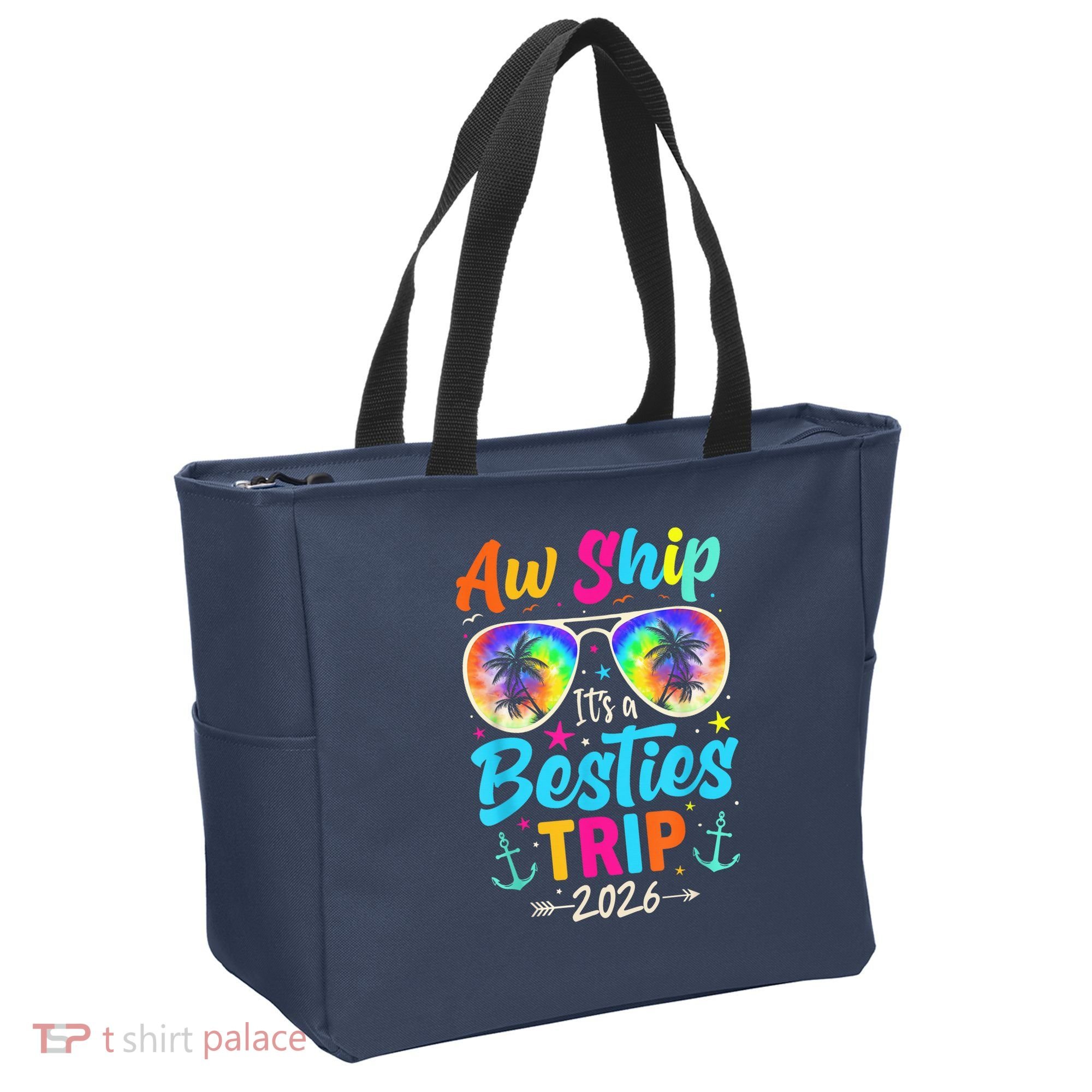 Aw Ship Its A Besties Trip 2026 Tote Bag
