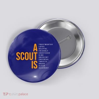 A Scout Is Button
