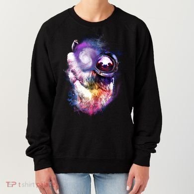 Astronaut Sloth In Space Women's Sweatshirt