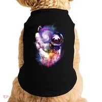 Astronaut Sloth In Space Doggie Tank thumb 0