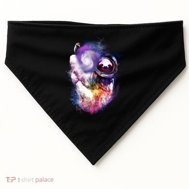 Astronaut Sloth In Space USA-Made Doggie Bandana