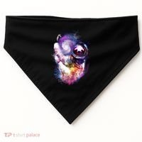 Astronaut Sloth In Space USA-Made Doggie Bandana thumb 0