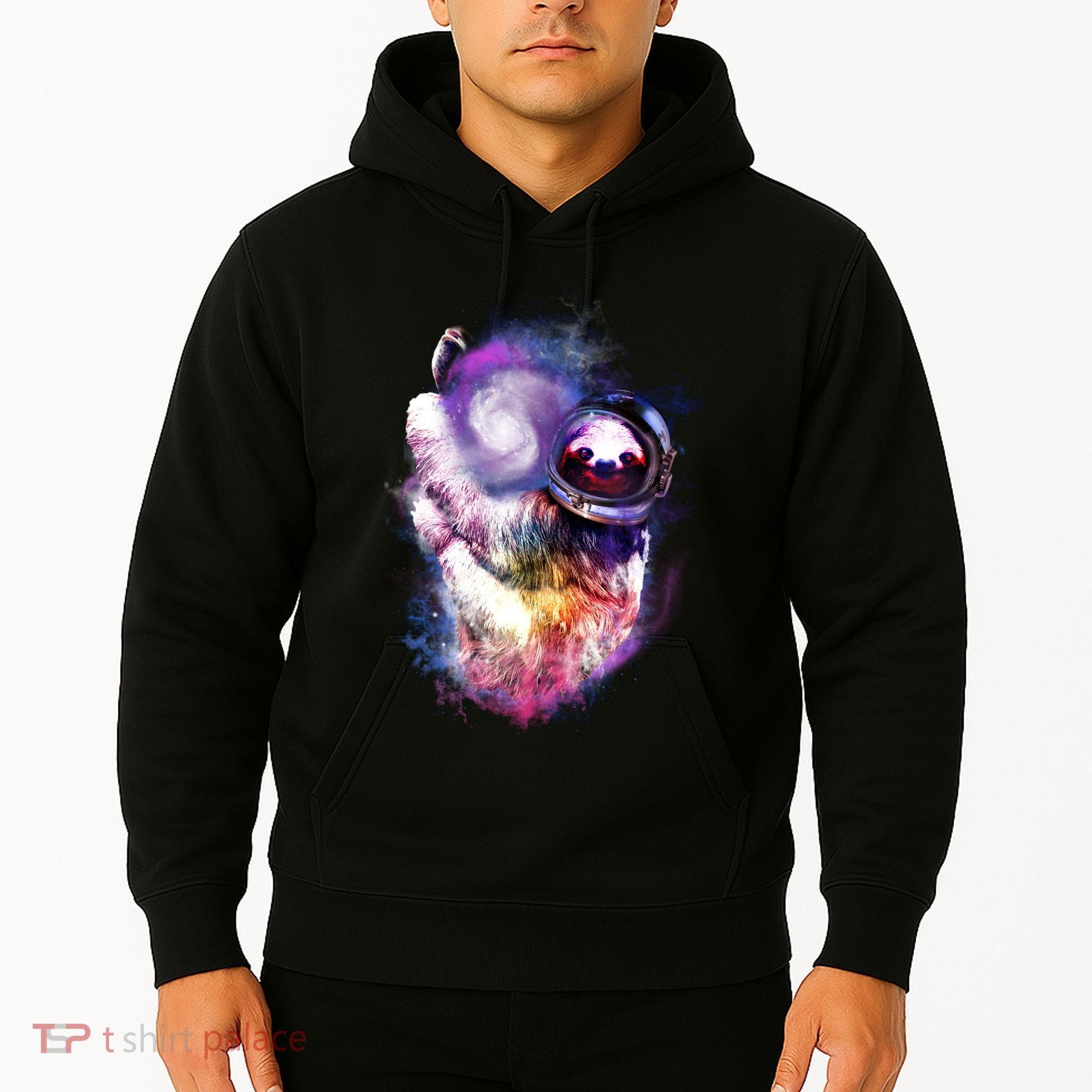 Astronaut Sloth In Space Hoodie
