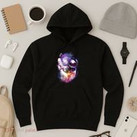 Astronaut Sloth In Space Hoodie thumb 3
