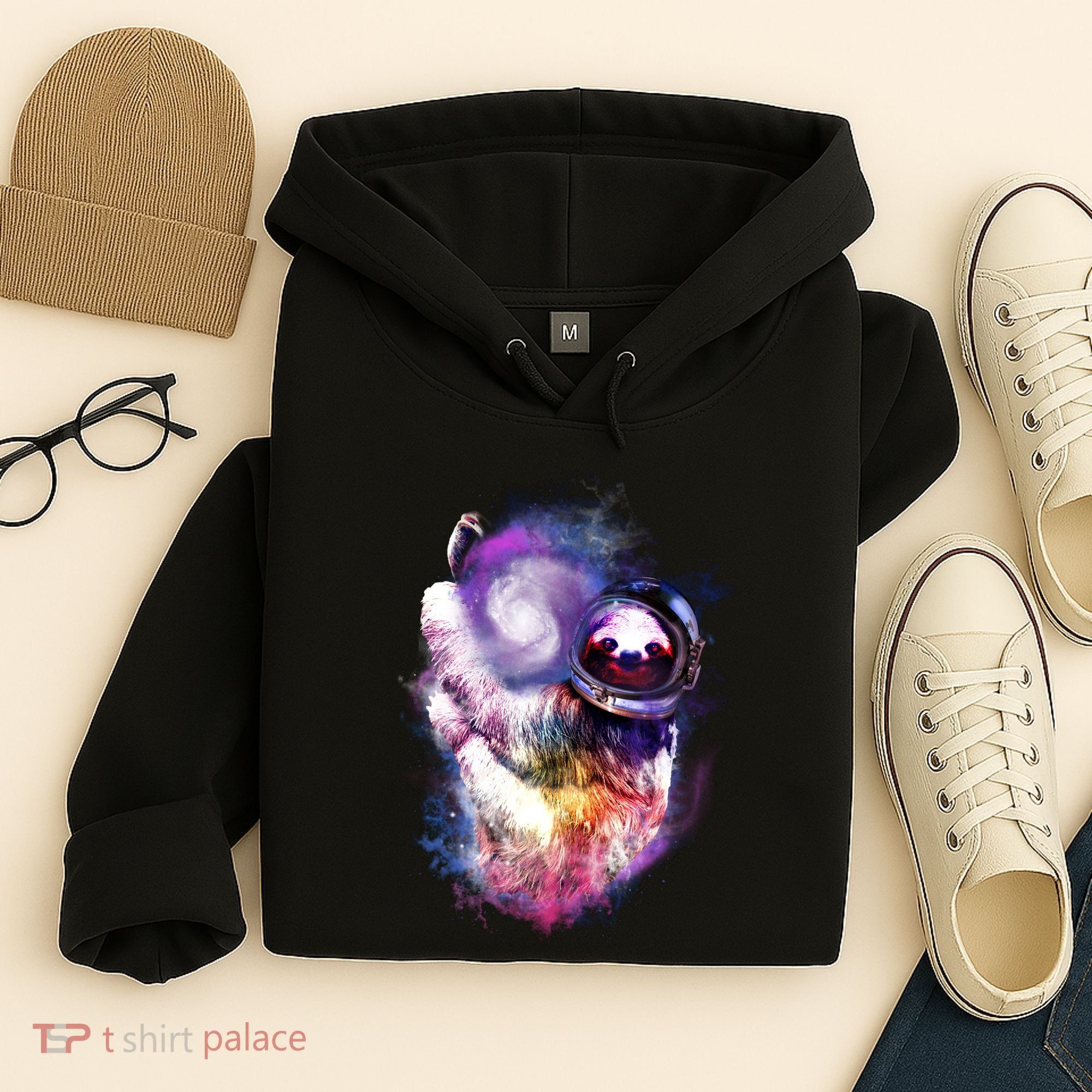 Astronaut Sloth In Space Hoodie