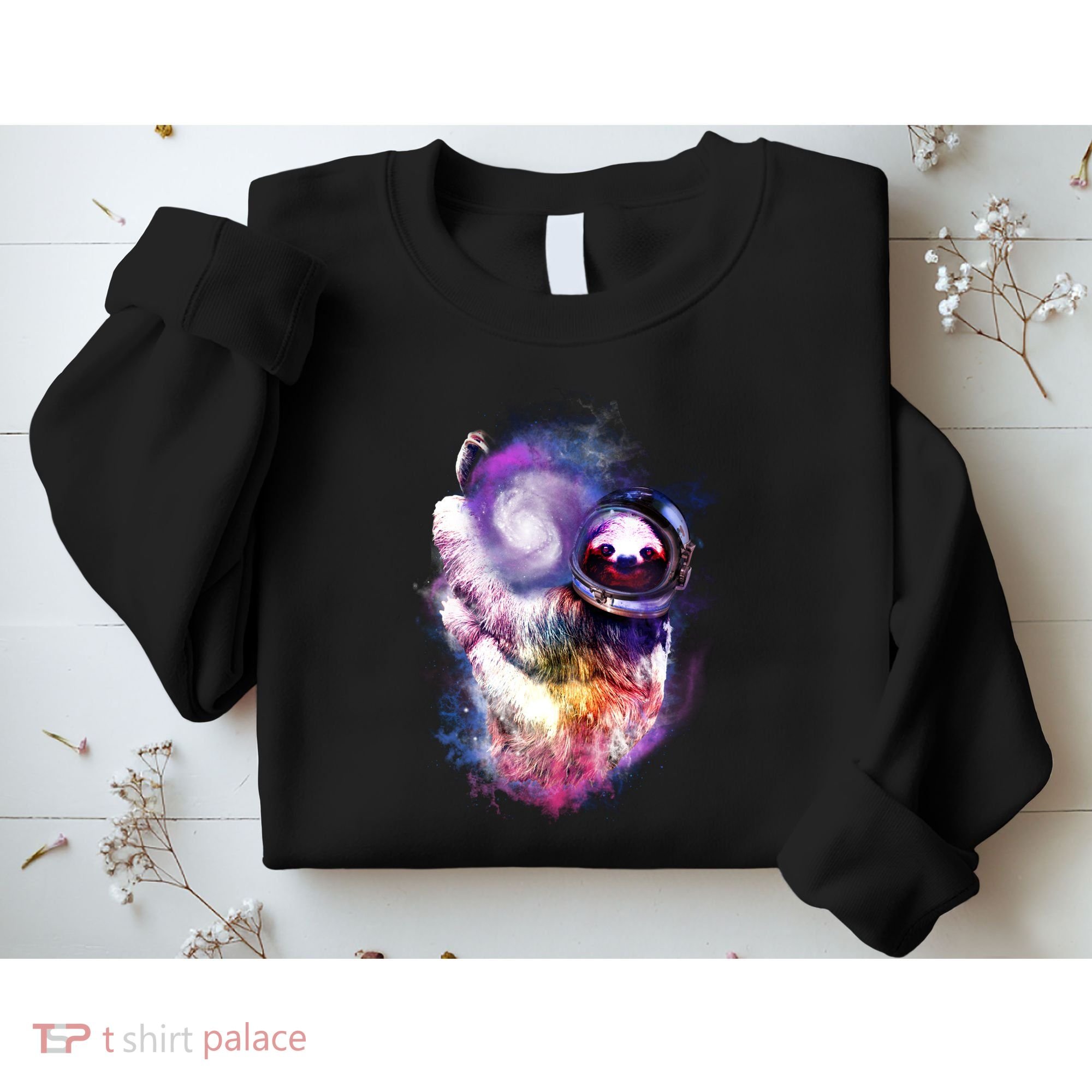 Astronaut Sloth In Space Sweatshirt