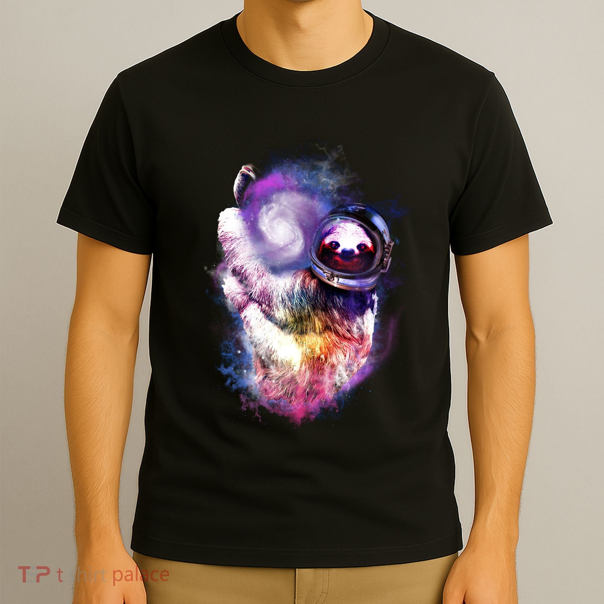 Astronaut Sloth In Space T-Shirt