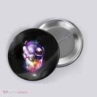Astronaut Sloth In Space Button thumb 0
