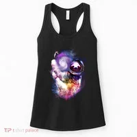 Astronaut Sloth In Space Women's Tank Top thumb 0