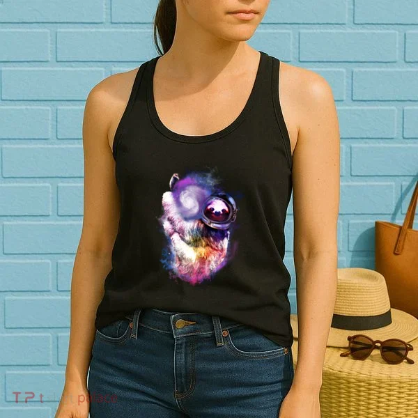 Astronaut Sloth In Space Women's Tank Top