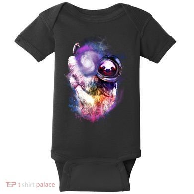 Astronaut Sloth In Space Baby Bodysuit
