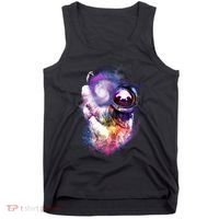Astronaut Sloth In Space Tank Top thumb 0