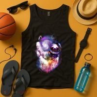 Astronaut Sloth In Space Tank Top thumb 4
