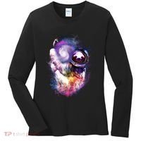 Astronaut Sloth In Space Women's Long Sleeve Shirt thumb 0