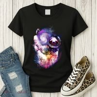 Astronaut Sloth In Space Women's T-Shirt thumb 3