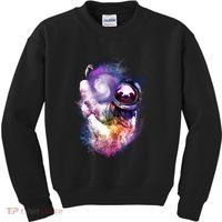 Astronaut Sloth In Space Kids Sweatshirt thumb 0