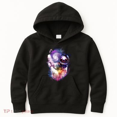 Astronaut Sloth In Space Kids Hoodie
