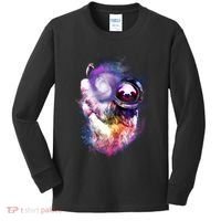 Astronaut Sloth In Space Kids Long Sleeve Shirt thumb 0