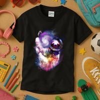 Astronaut Sloth In Space Kids T-Shirt thumb 3