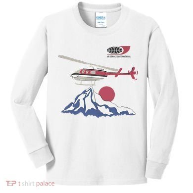 Air Services International Kids Long Sleeve Shirt