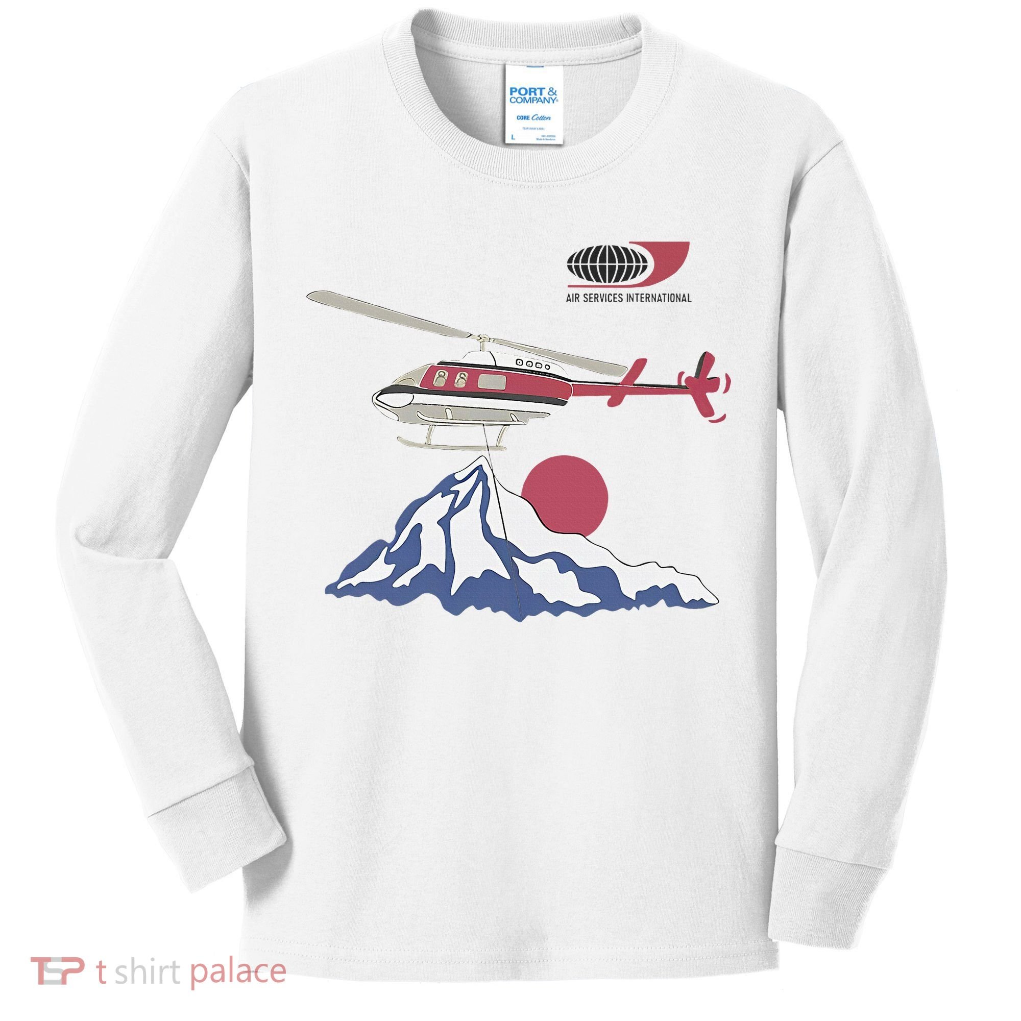 Air Services International Kids Long Sleeve Shirt