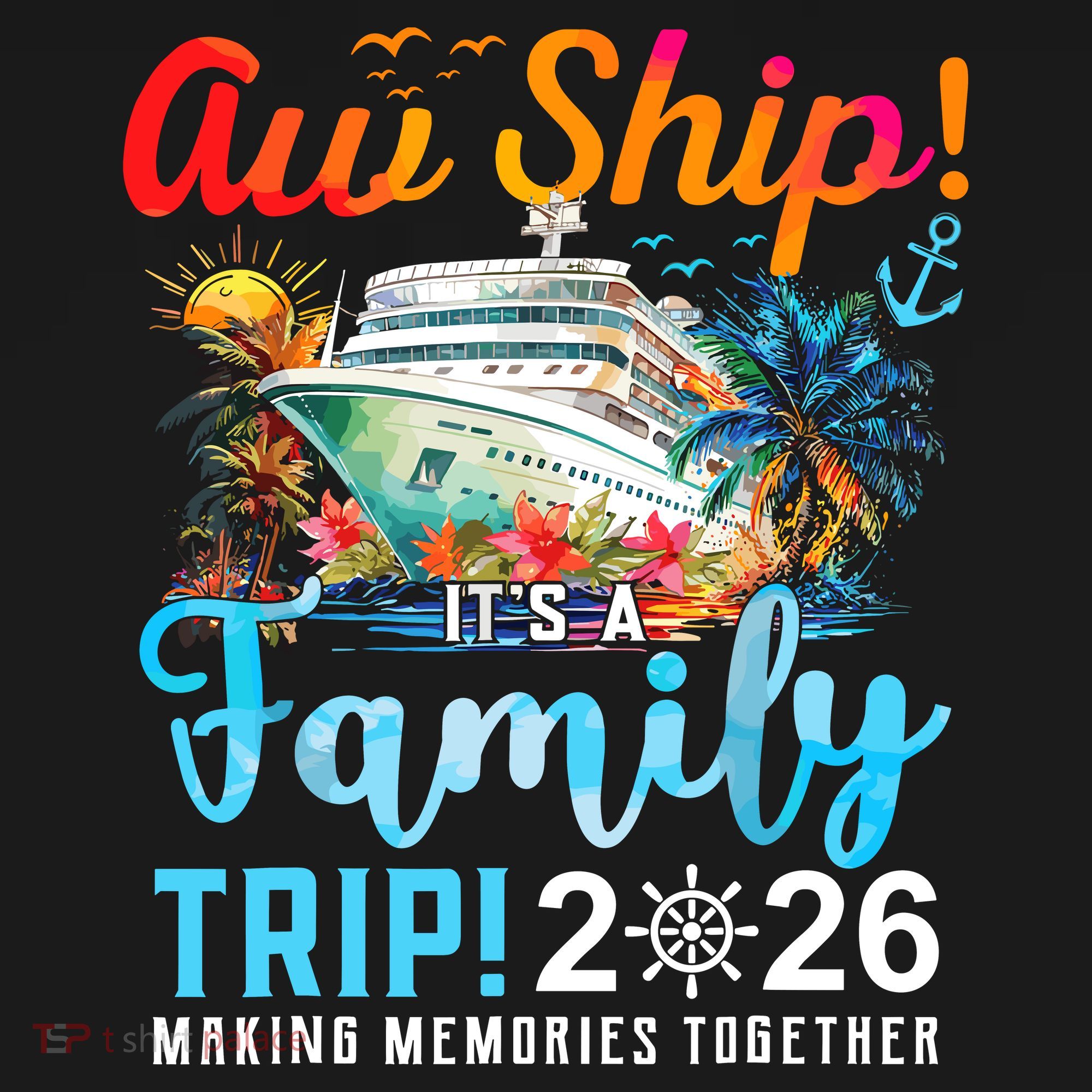 Aw Ship! It’s A Family Trip 2026 Family Matching Cruise Trip Women's Hoodie