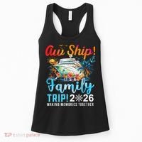 Aw Ship! It’s A Family Trip 2026 Family Matching Cruise Trip Women's Tank Top thumb 0