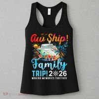 Aw Ship! It’s A Family Trip 2026 Family Matching Cruise Trip Women's Tank Top thumb 3