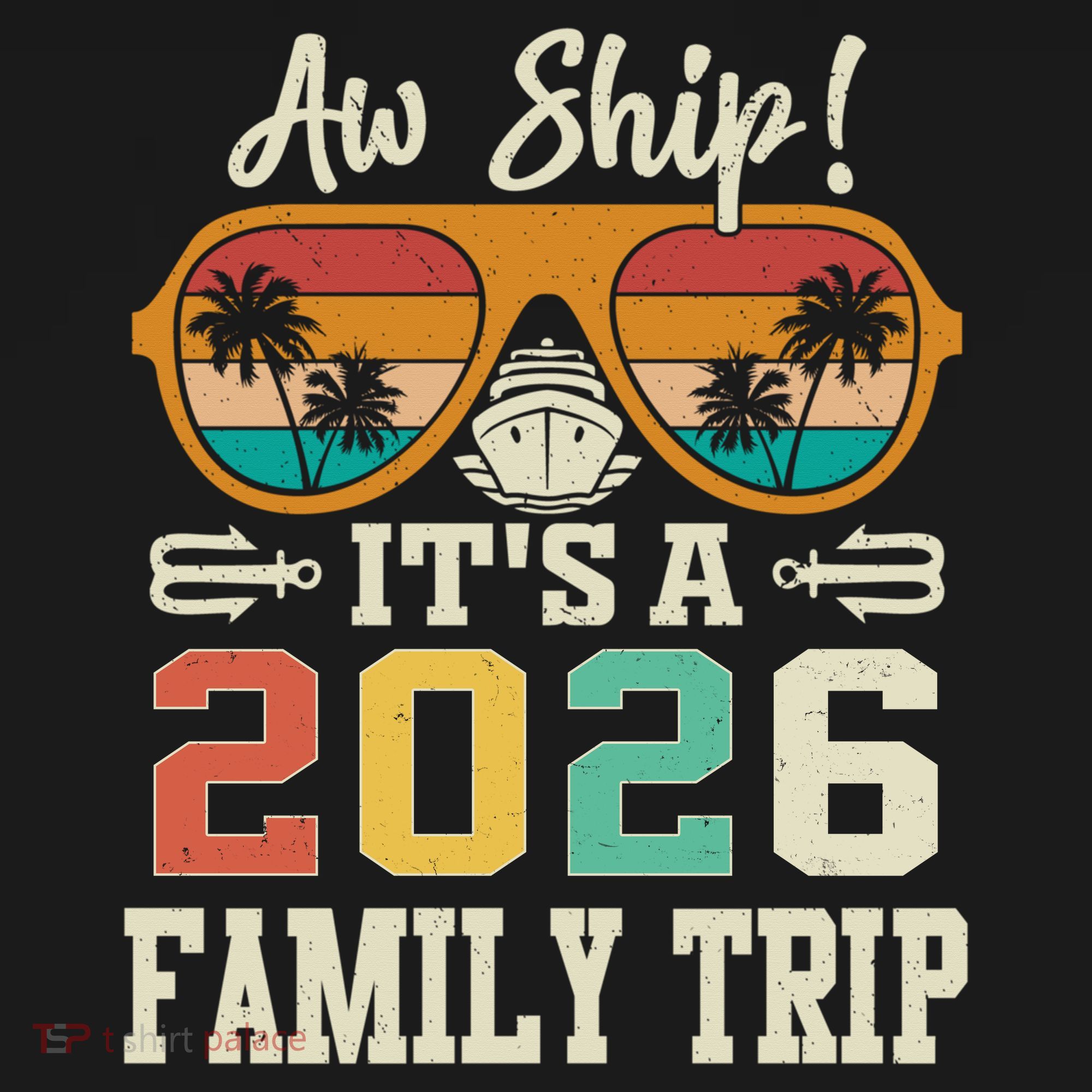 Aw Ship Its A 2026 Family Trip Cruise Ship Baby Bodysuit