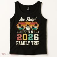 Aw Ship Its A 2026 Family Trip Cruise Ship Tank Top thumb 2