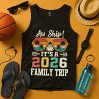 Aw Ship Its A 2026 Family Trip Cruise Ship Tank Top thumb 4